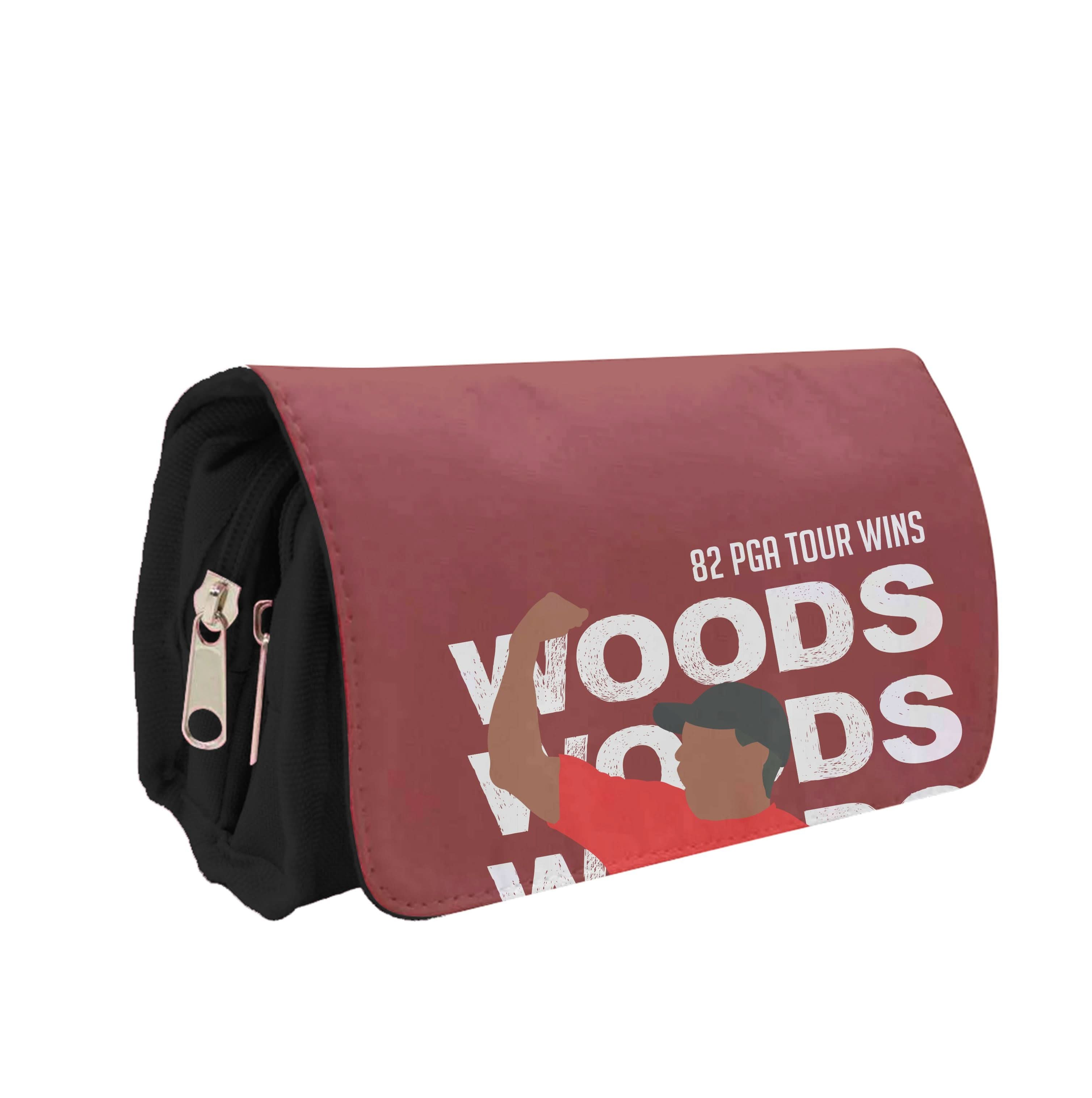 Woods Dark Red Pencil Case