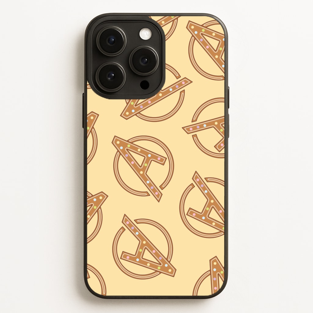 Superhero Team Gingerbread Pattern iPhone 12 Pro Max Case