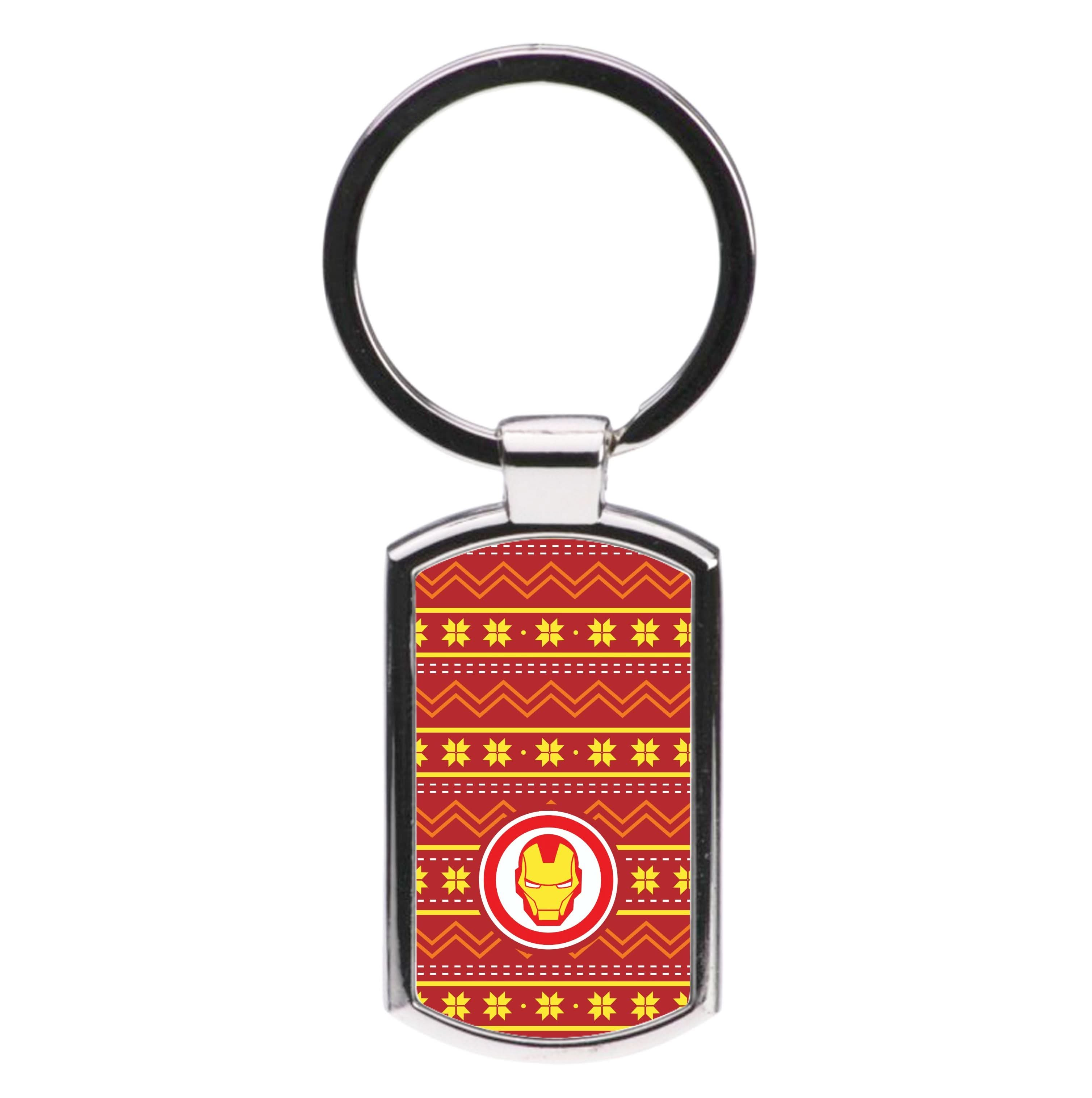 Iron Christmas Pattern Luxury Keyring