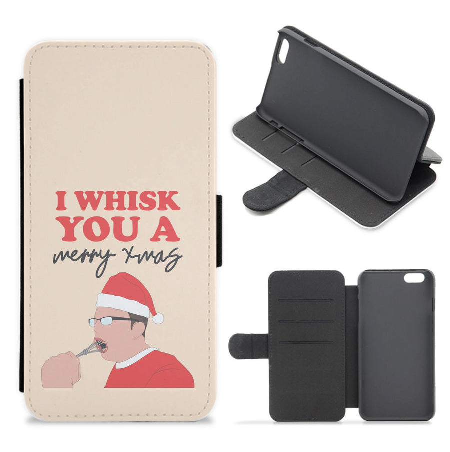 I Whisk You A Merry Christmas Flip / Wallet Phone Case