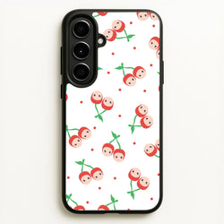 Cherry Angels Pattern Galaxy A56 Case