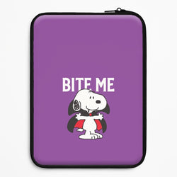 Bite Me Cartoon Beagle Universal Laptop Sleeve