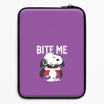Bite Me Cartoon Beagle Universal Laptop Sleeve