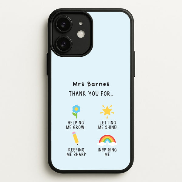 Thank You For Helping Me iPhone 11 Case