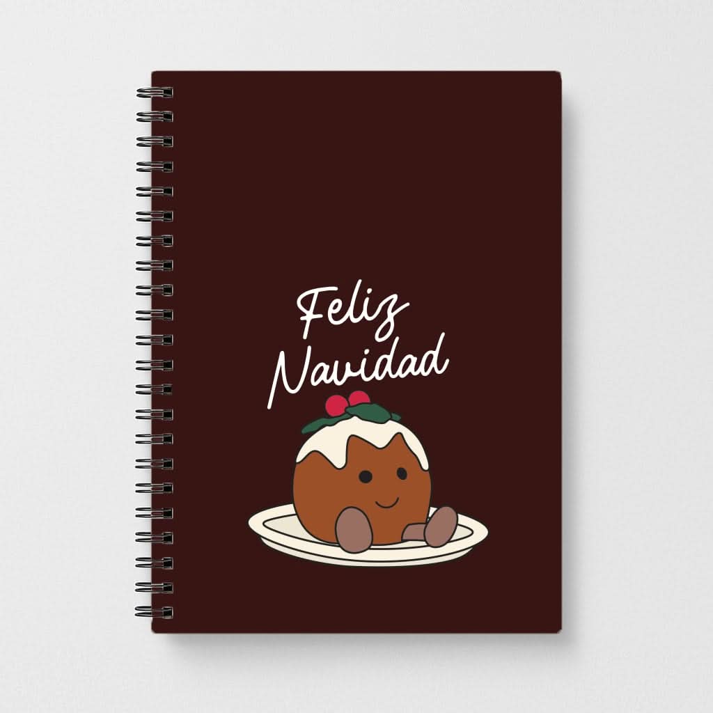 Christmas Pudding Plush Notebook