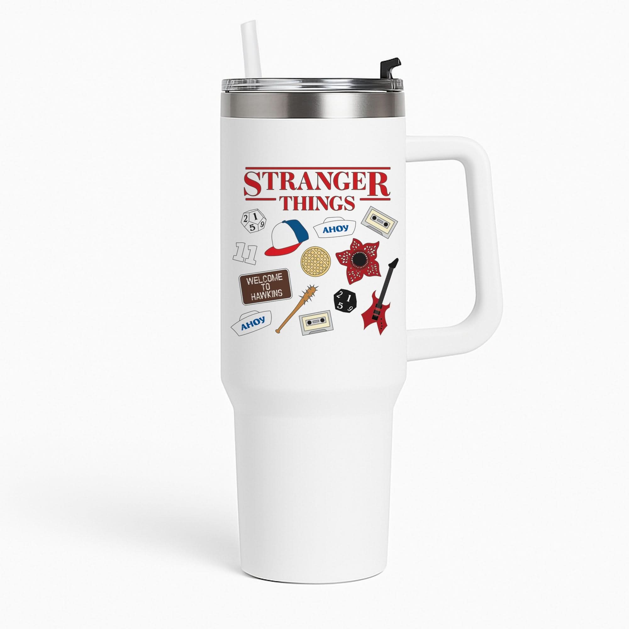 Stranger Things Cartoon Icons Tumbler