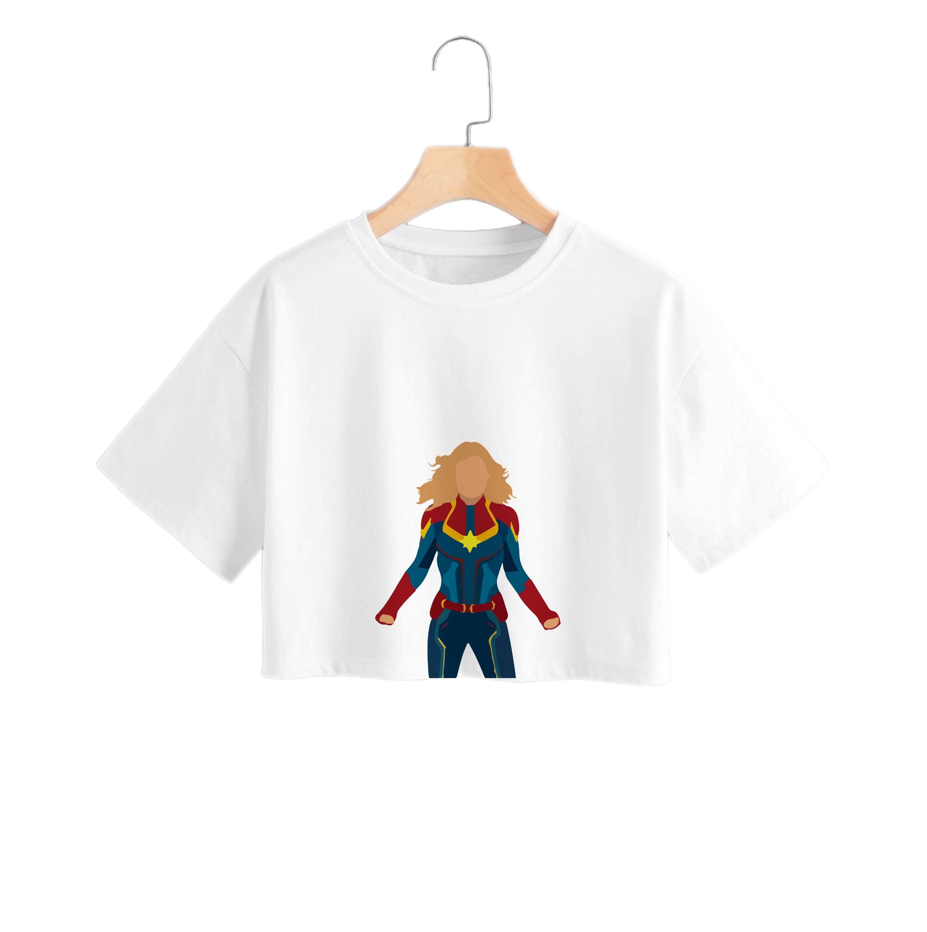 Captain Marvel Crop Top