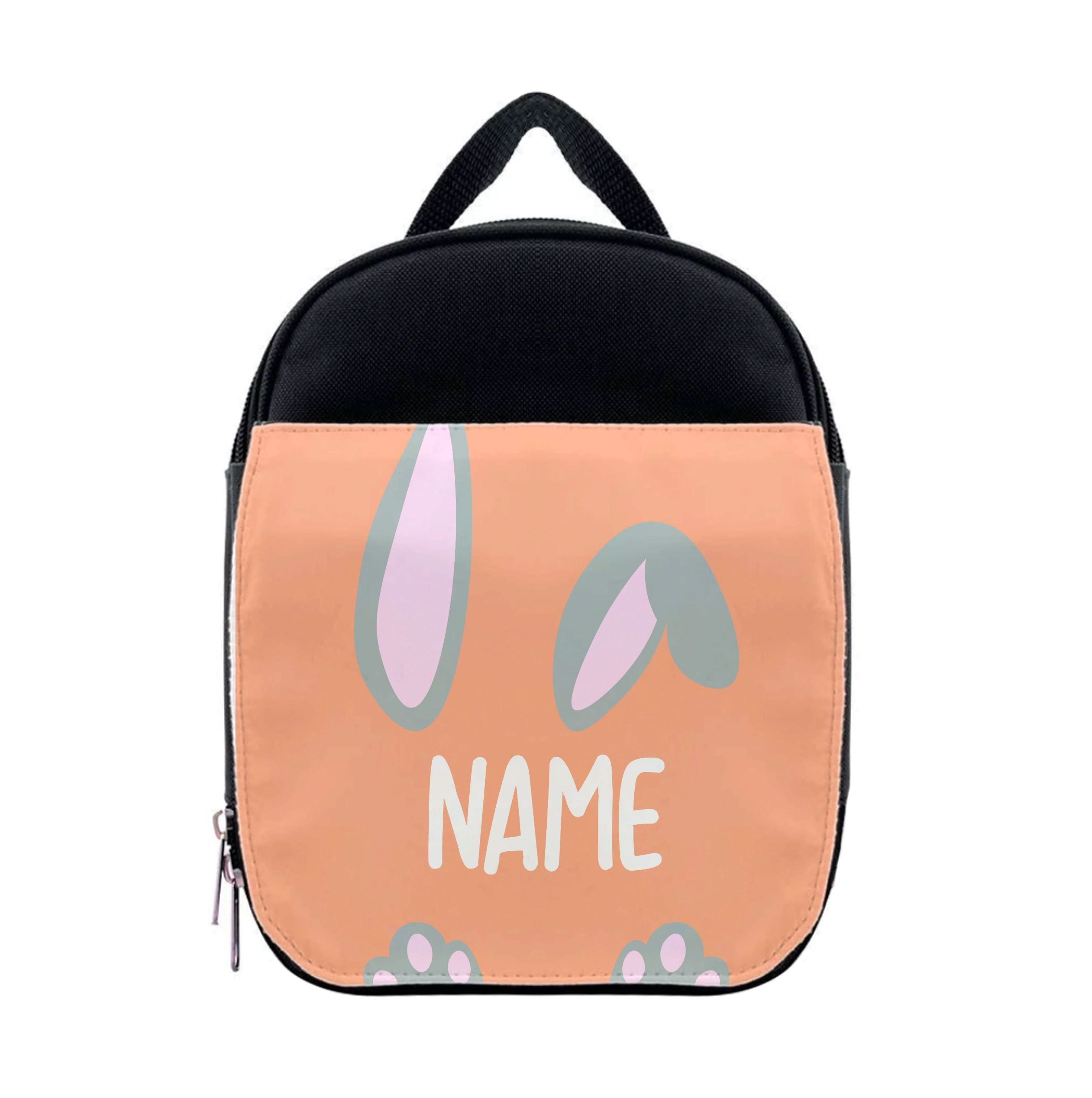 Grey Bunny Personalised Lunchbox