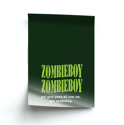 Zombieboy Gaga Poster