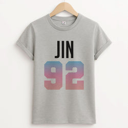 Jin 92 Unisex Grey T-Shirt