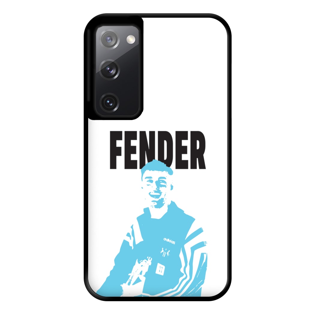 Fender Silhouette Blue Galaxy S20FE Case