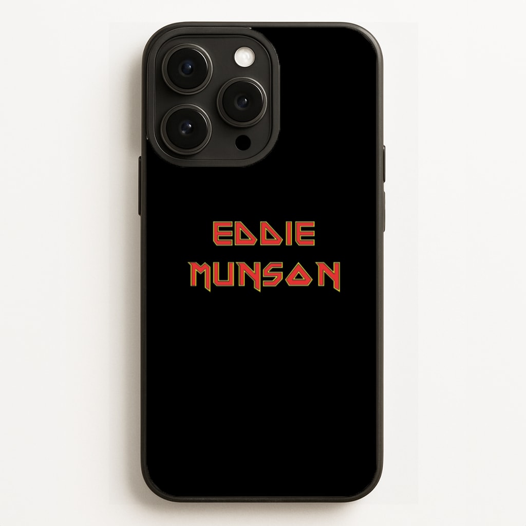 Eddie Munson Text Phone Case for iPhone, Samsung Galaxy and Google Pixel
