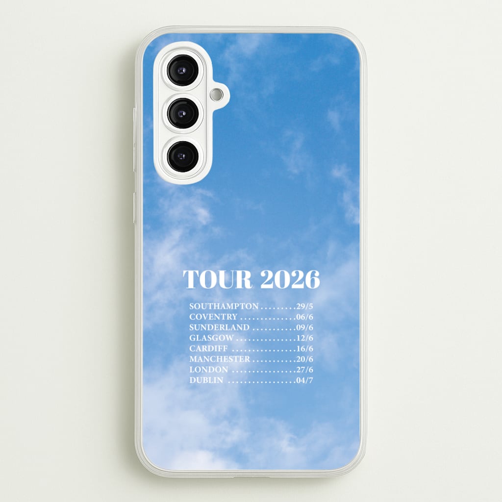 Band Tour 2026 Galaxy A16 Case