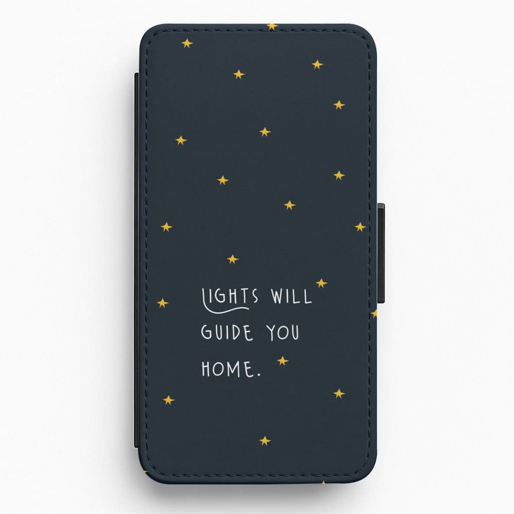 Lights Will Guide You Home Flip / Wallet Phone Case