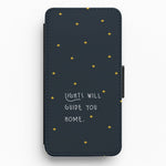 Lights Will Guide You Home Flip / Wallet Phone Case