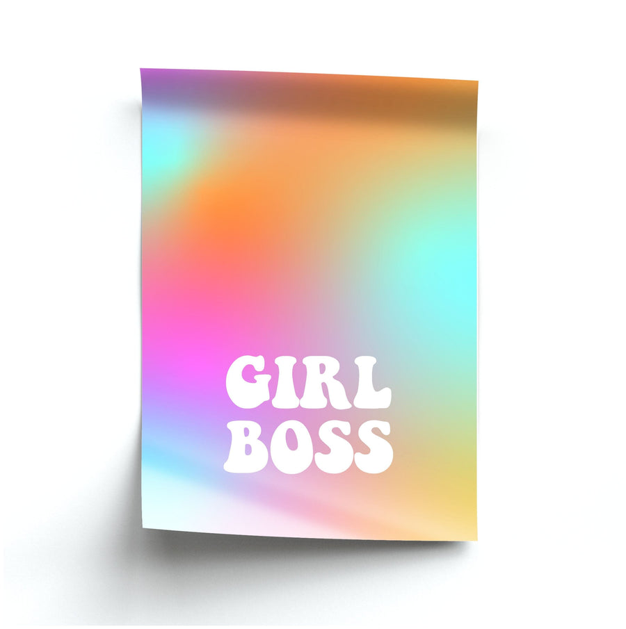 Girl Boss - Aesthetic Quote Poster