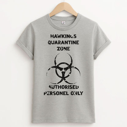 Hawkings Quarantine Zone Unisex Grey T-Shirt