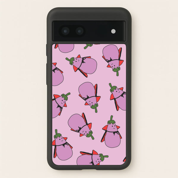 Vampire Vegetable Pattern - Halloween Google Pixel 7a Case