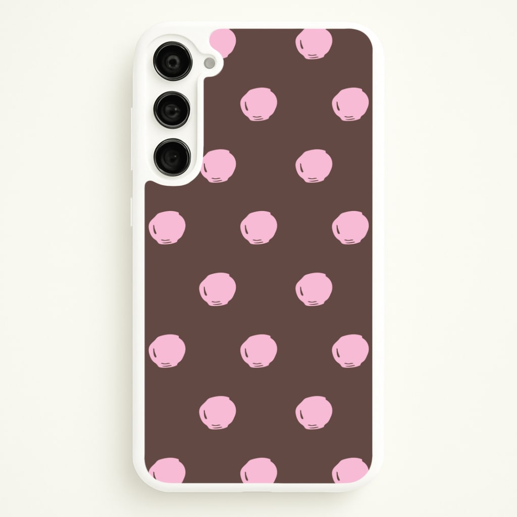 Chocolate & Strawberry Buttons Galaxy S23 Case