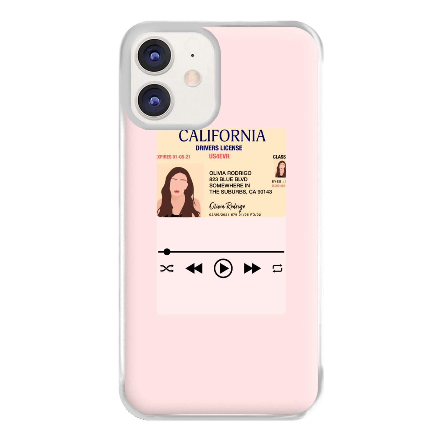 Drivers License - Olivia TikTok Phone Case