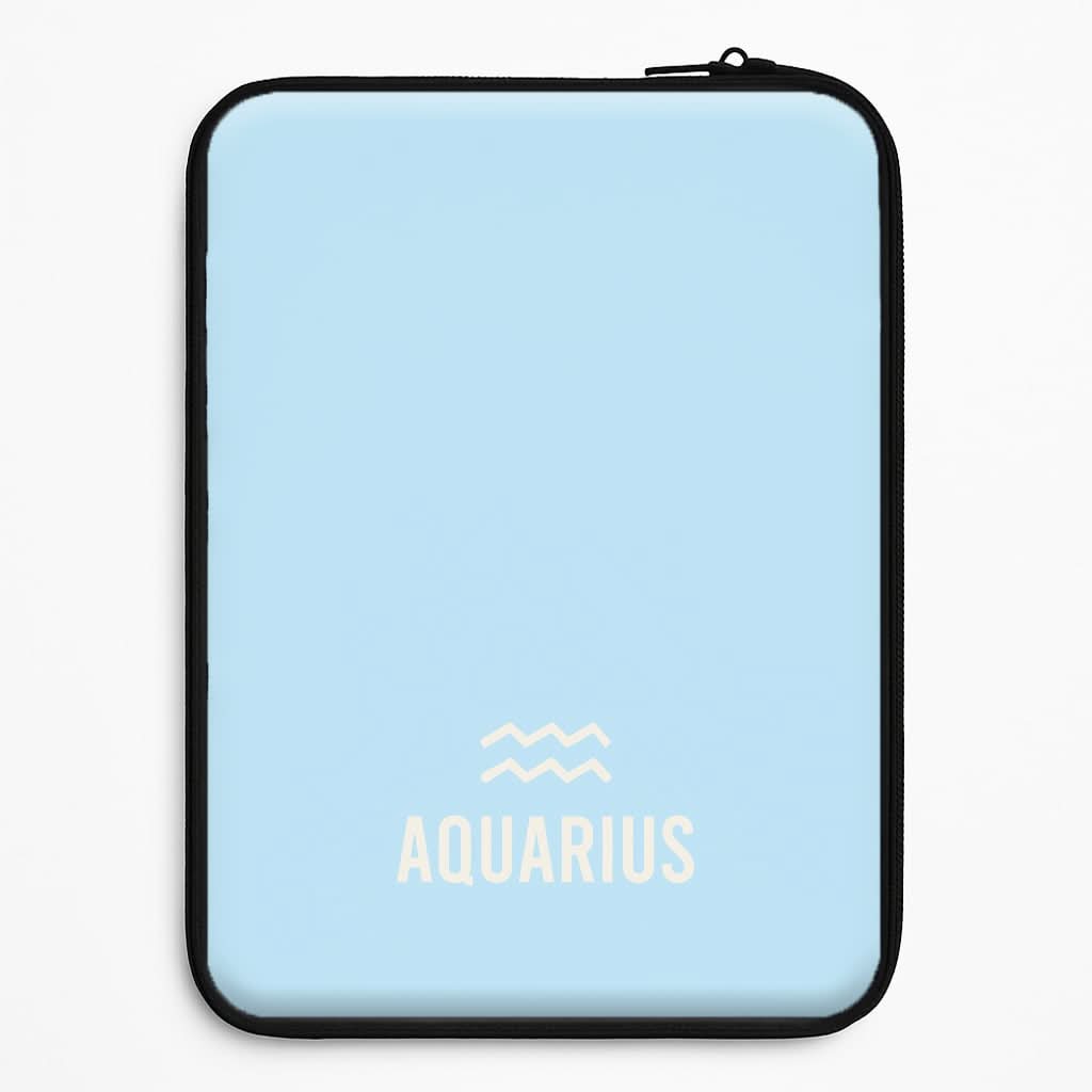 Aquarius Pastel Zodiac Laptop Sleeve