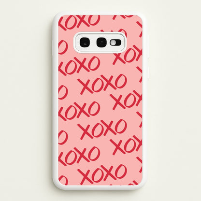 XOXO Pattern Galaxy S10e Case