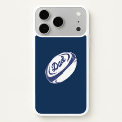 Dad Rugby Ball iPhone 17 Pro Case