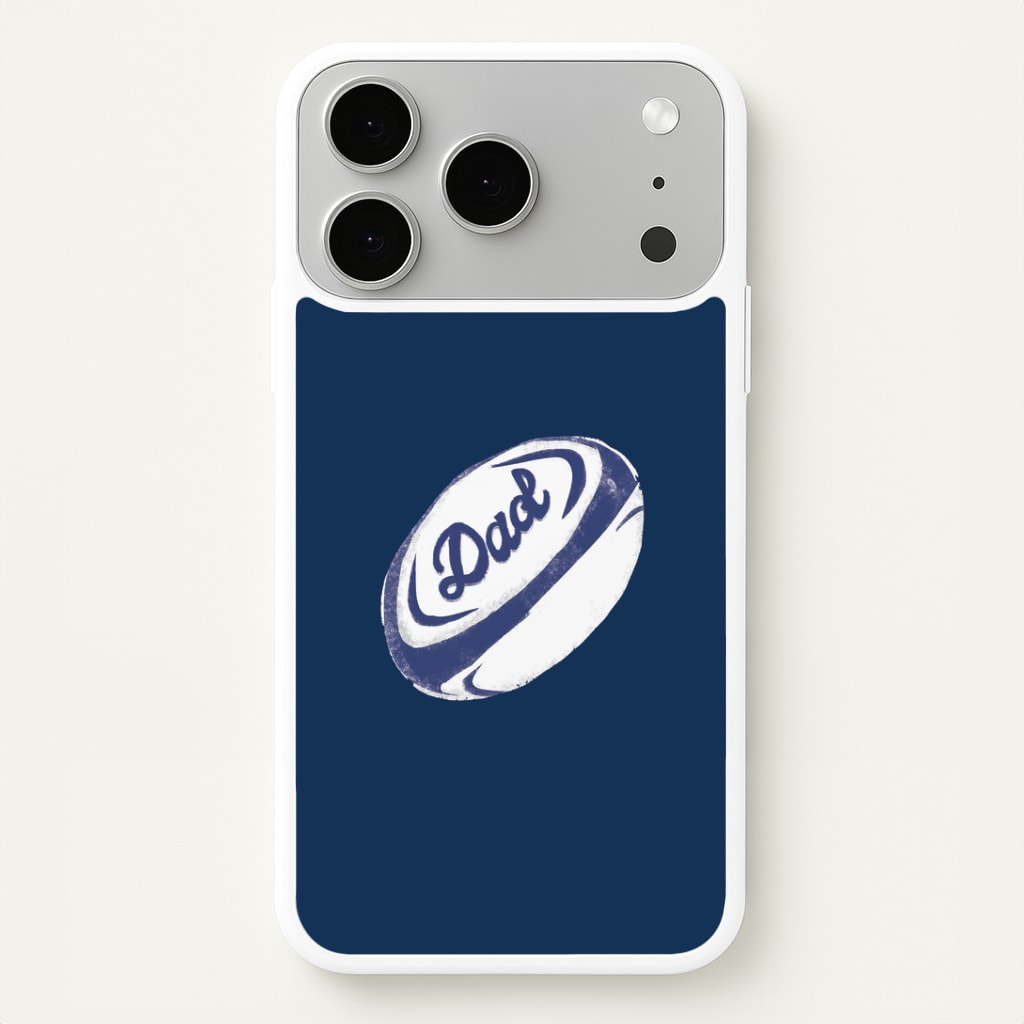 Dad Rugby Ball iPhone 17 Pro Max Case