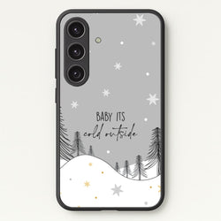 Baby It's Cold Outisde Landscape Galaxy S24 Plus Case