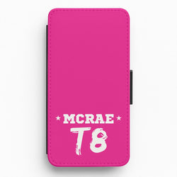 Pink T8 Sports Flip / Wallet Phone Case