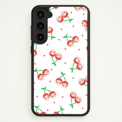 Cherry Angels Pattern Galaxy S23 Case