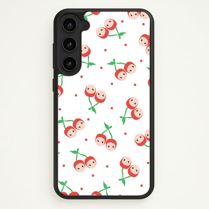 Cherry Angels Pattern Galaxy S23 Case