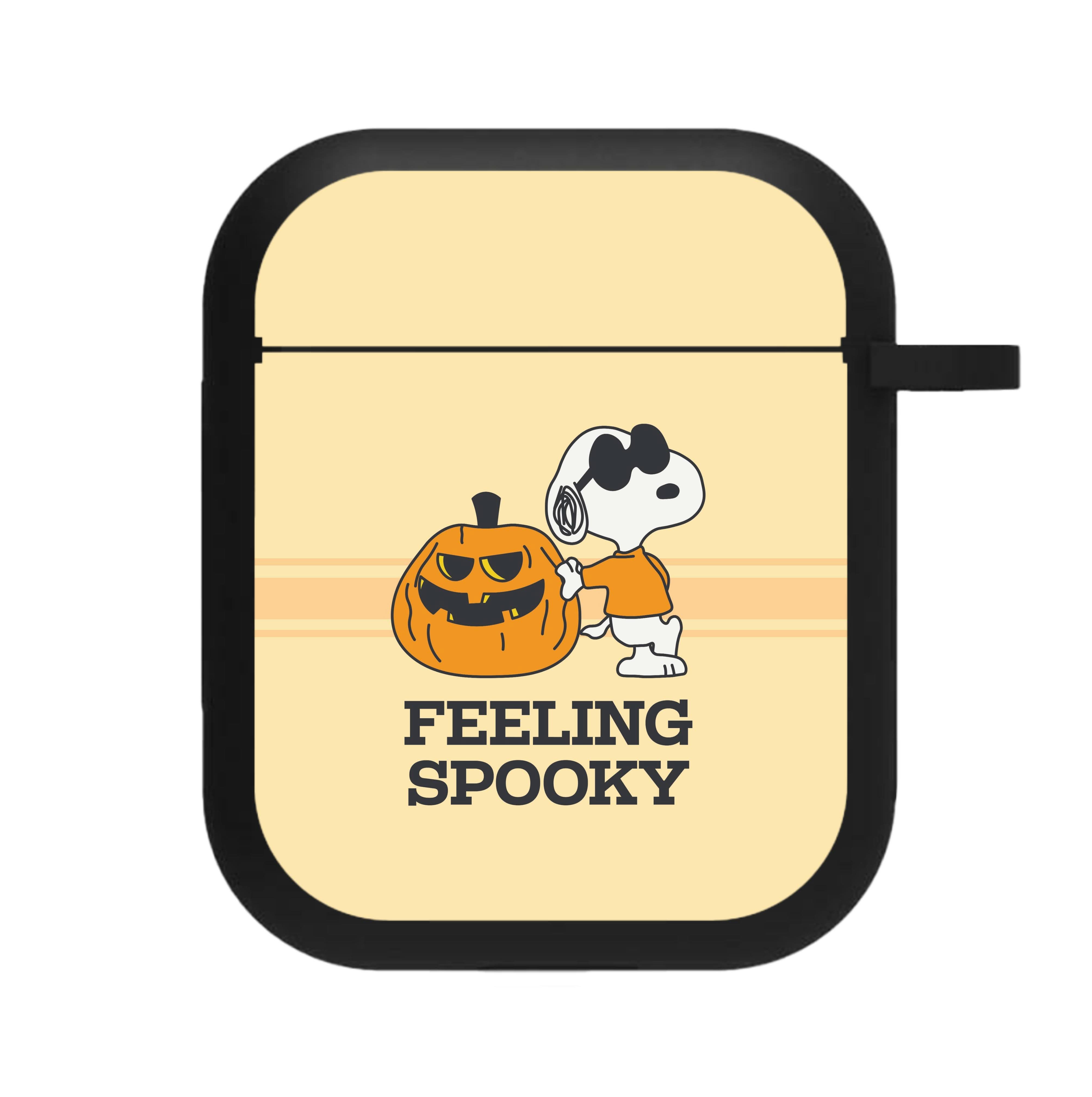 Feeling Spooky Cartoon Beagle AirPods Case