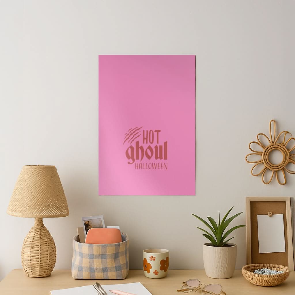 Hot Ghoul Halloween Art Print