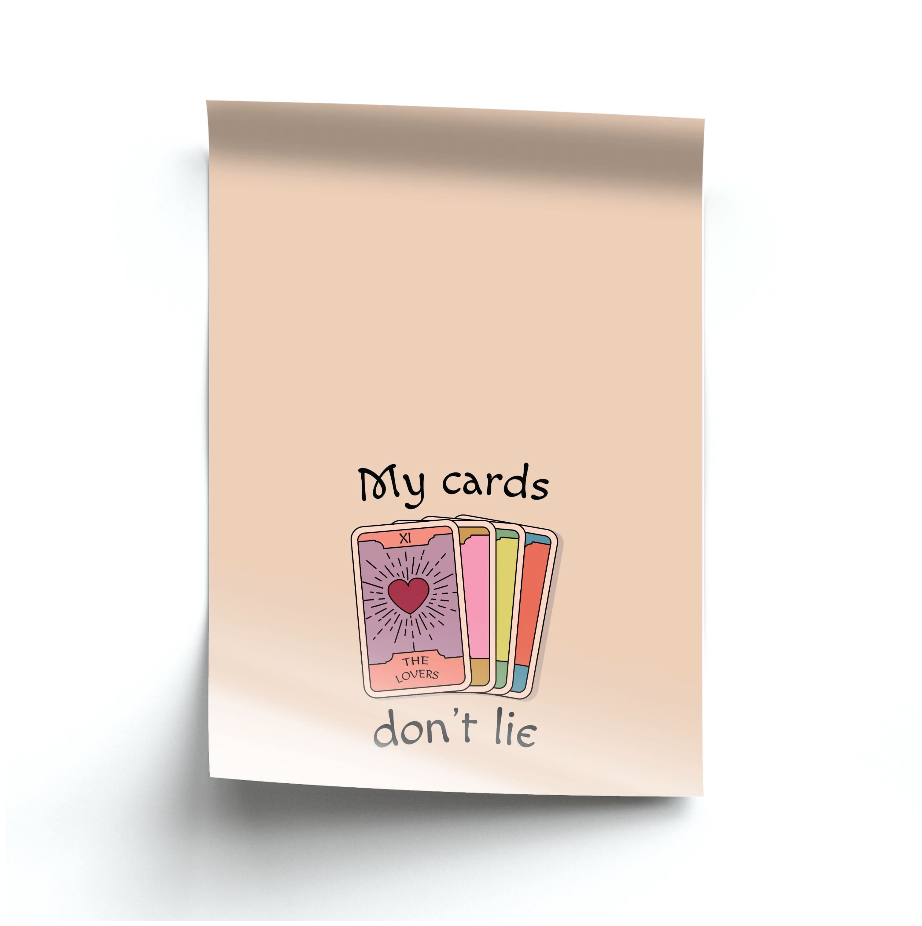 My Cards, Don't Lie Poster
