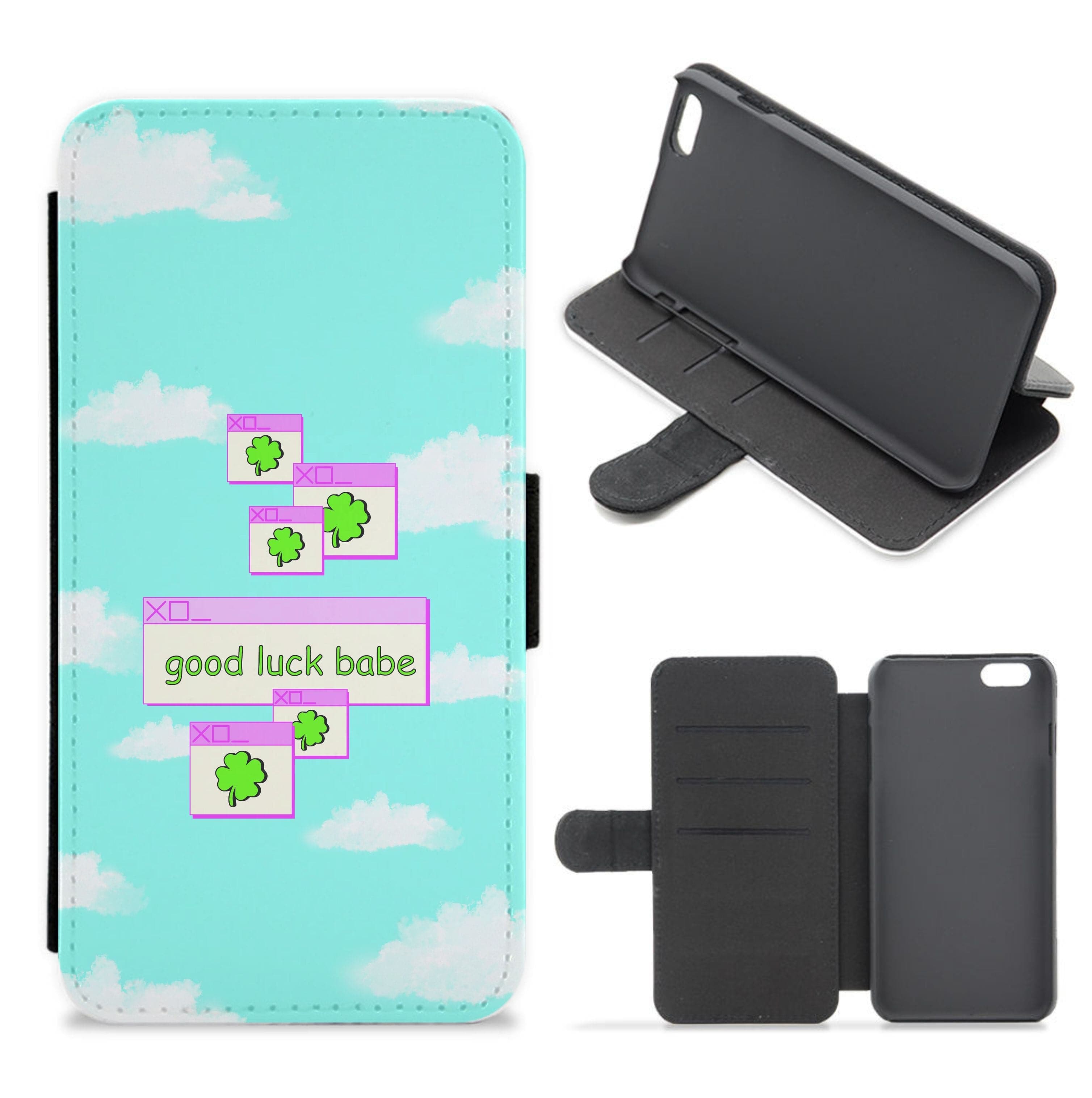 Good Luck Babe - Chappell Flip / Wallet Phone Case