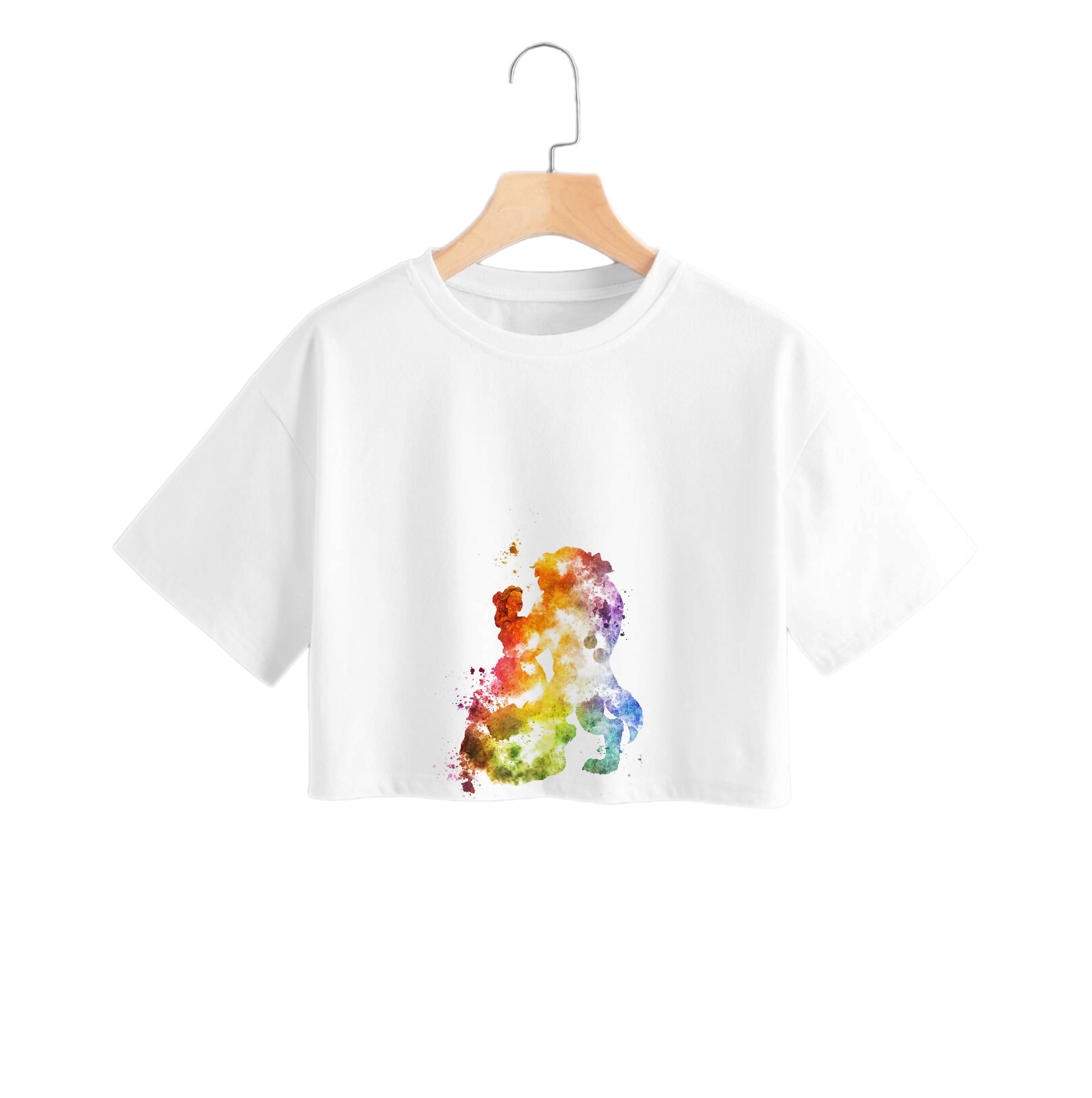 Watercolour Beauty Fairytale Crop Top