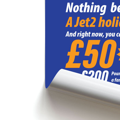 Nothing Beats A Jet Holiday Poster