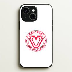 Metal Heart Riri iPhone 15 Case
