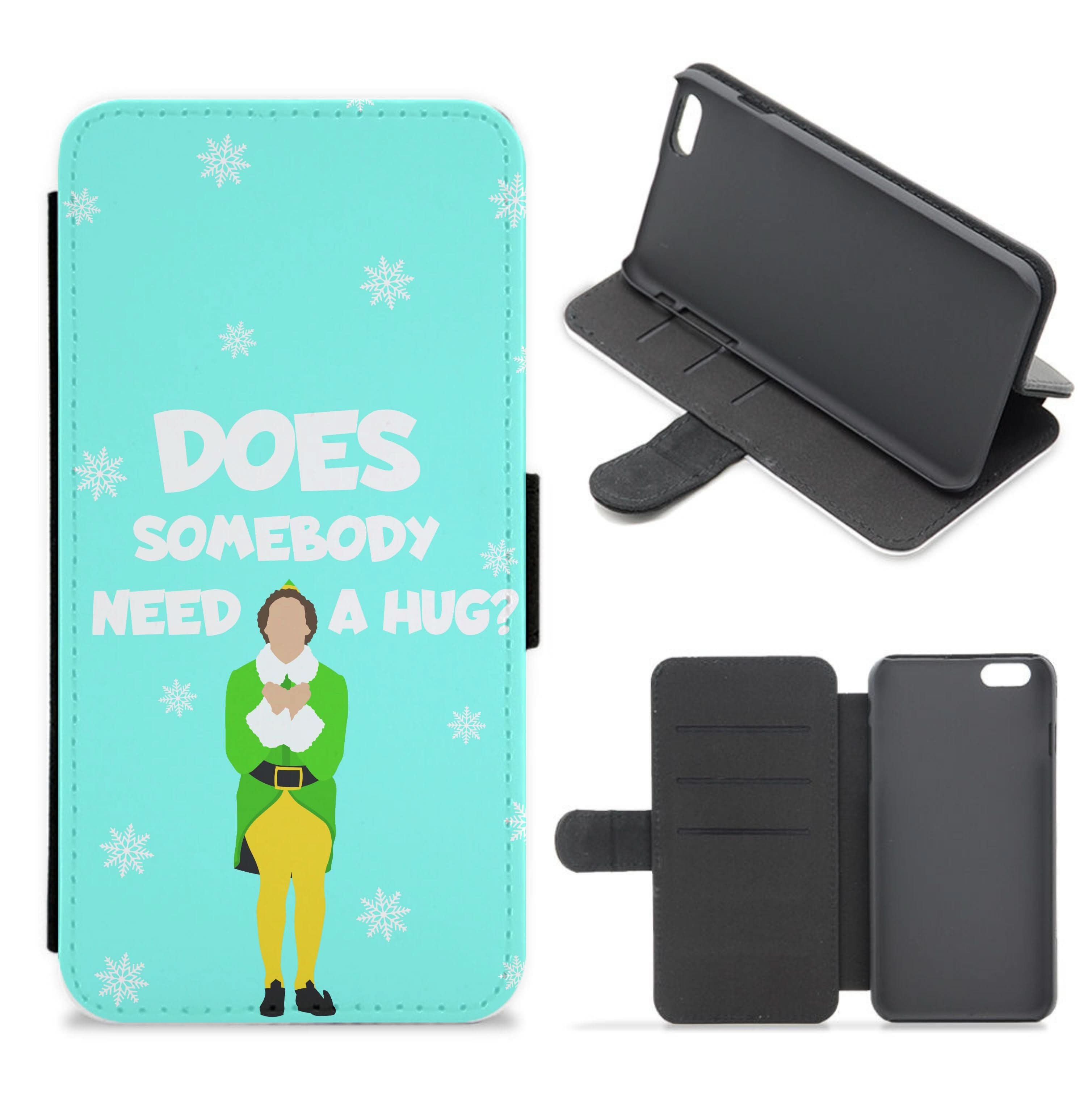 Does Somebody Need A Hug Flip / Wallet Phone Case