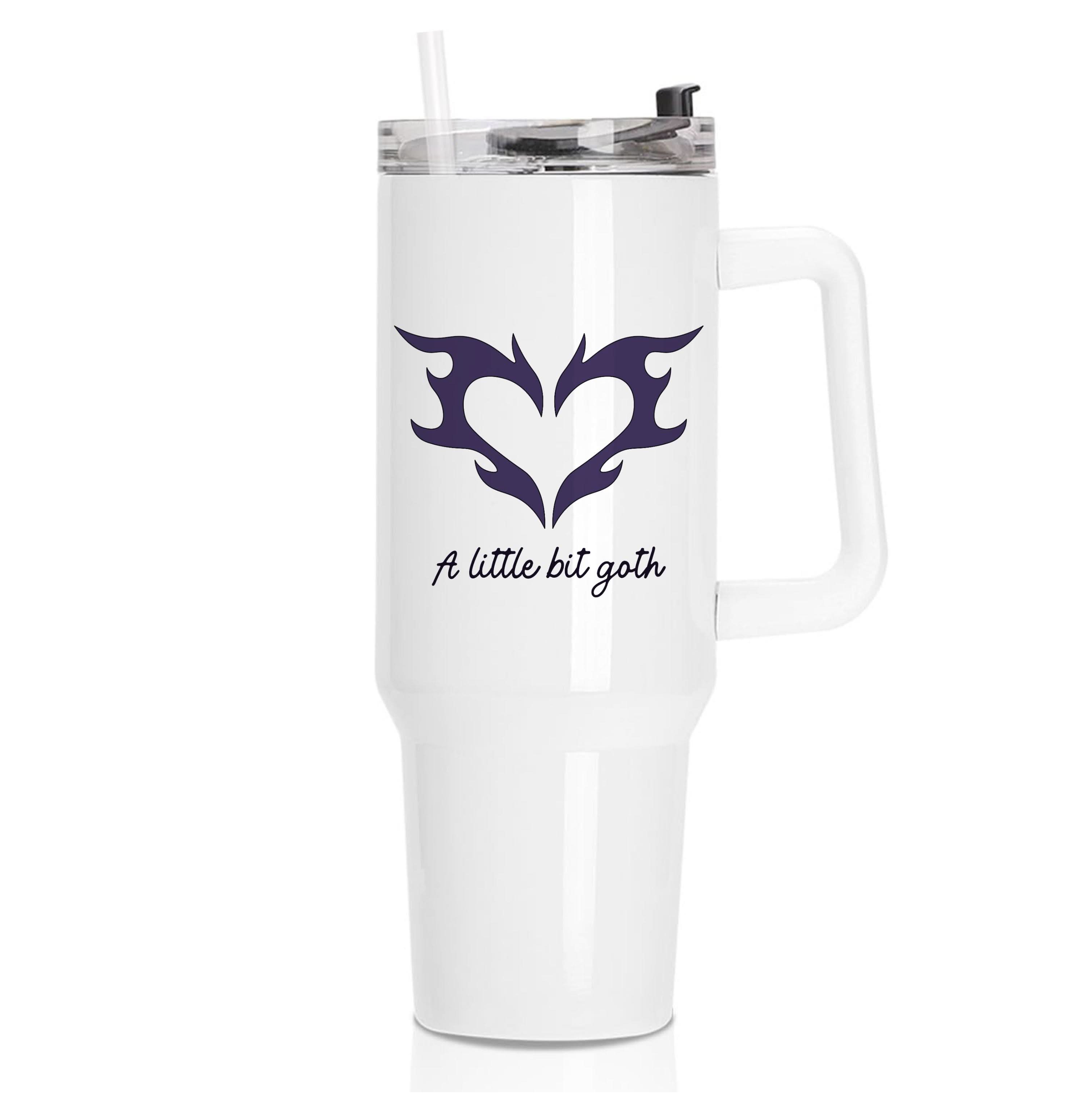 A Little Bit Goth Purple Tumbler