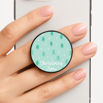 Cute Xmas Trees Pattern Phone Grip