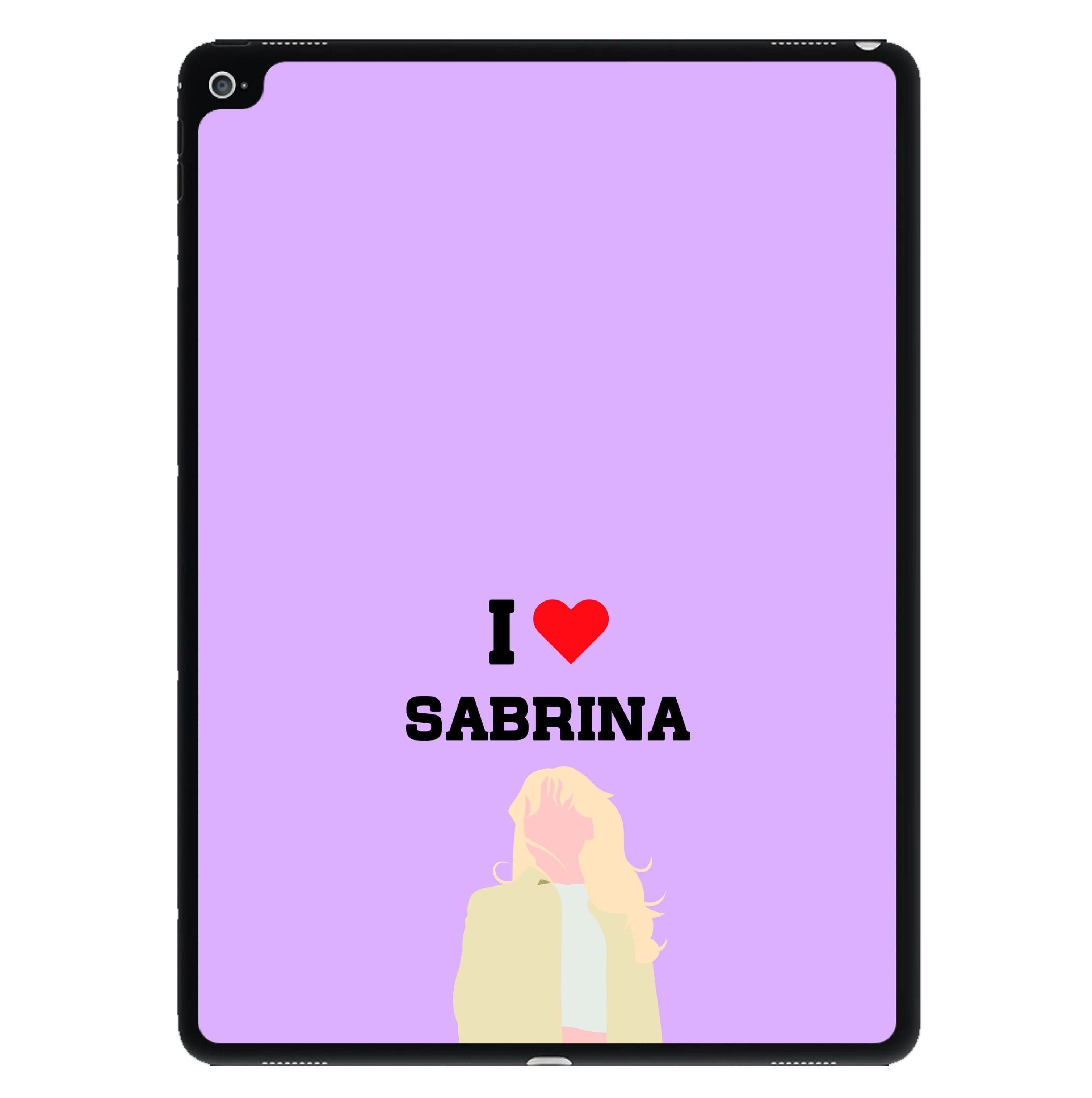 I Love Sabrina iPad Case