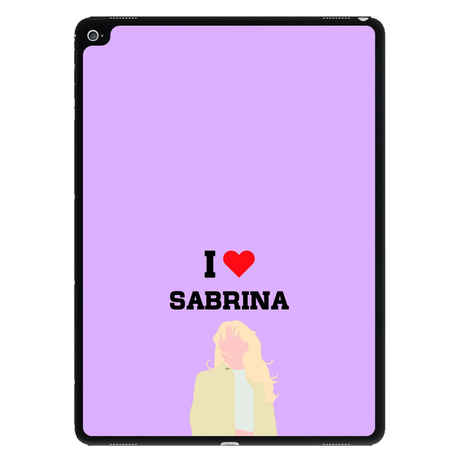 I Love Sabrina Carpenter iPad Case