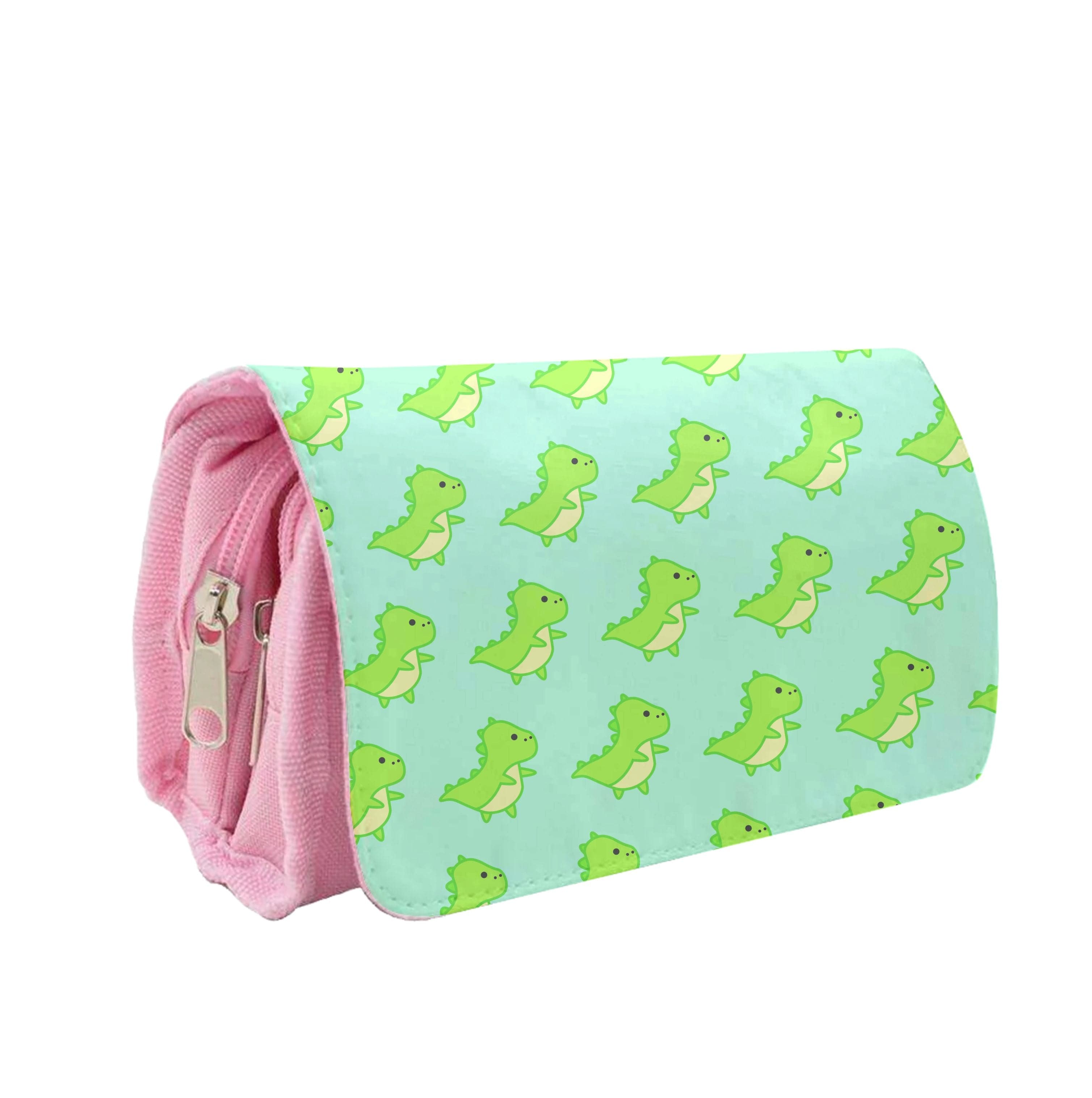 Green Dinosaurs Pattern - Dinosaurs Pencil Case