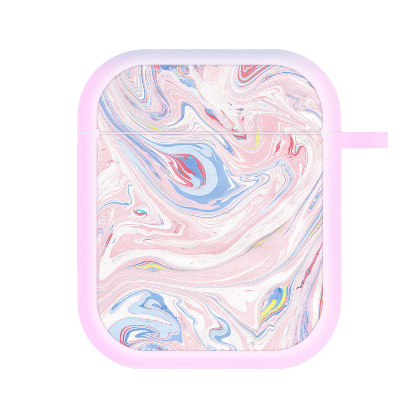 Pink Marble Swirl AirPods Case