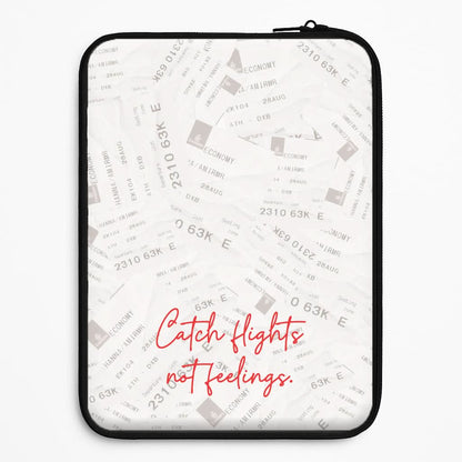 Catch Flights Not Feelings Collage Universal Laptop Sleeve
