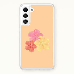Hibiscus Sunset Galaxy S22 Plus Case