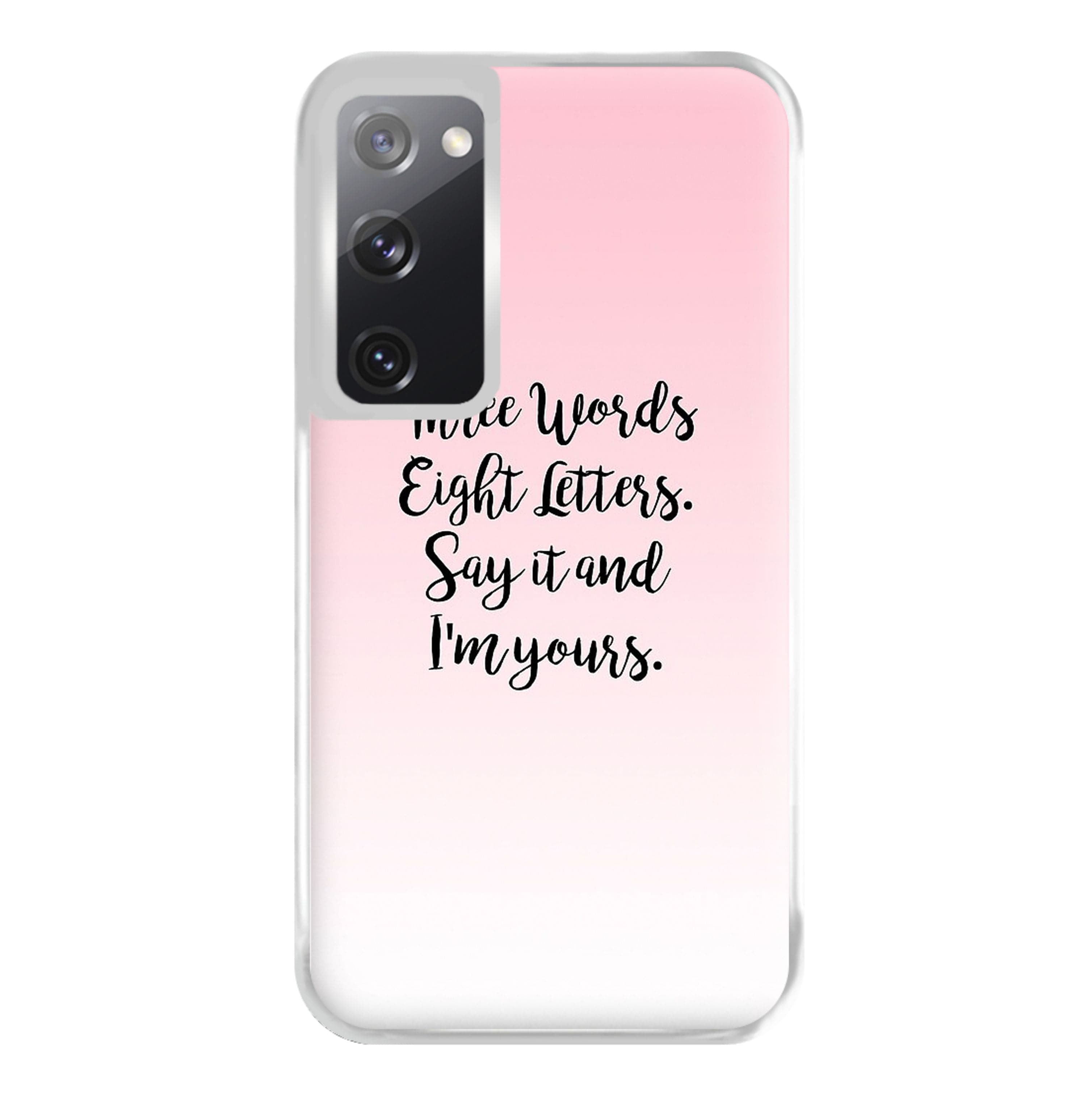 Three Words, Eight Letters - Gossip Phone Case