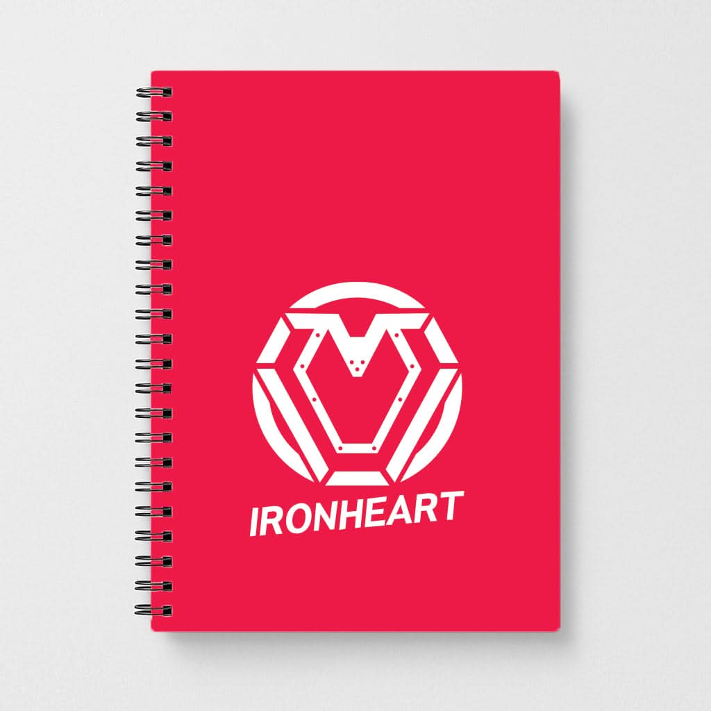 Metal Heart Symbol Notebook